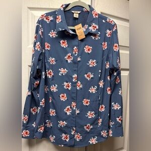 Duluth Trading Co Blue and Orange Apparel